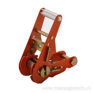 1.5 inch high quality orange spraying plastics ratchet buckle/tie down